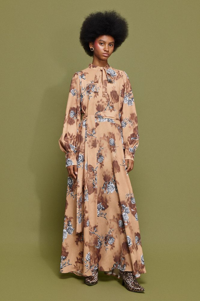 ‘EVANGELIA’ ΜΑΞΙ ΦΟΡΕΜΑ (MOCHA FLORAL) MAMOUSH ΝΕΕΣ ΑΦΙΞΕΙΣ 6