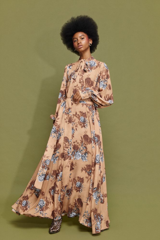 ‘EVANGELIA’ ΜΑΞΙ ΦΟΡΕΜΑ (MOCHA FLORAL) MAMOUSH ΝΕΕΣ ΑΦΙΞΕΙΣ 9