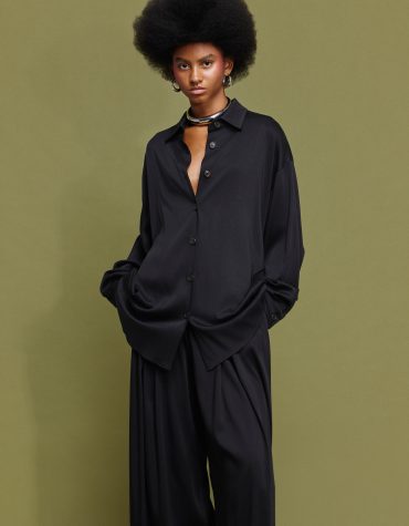‘LORA’ OVERSIZED ΠΟΥΚΑΜΙΣΙΣΟ (BLACK) MAMOUSH ΝΕΕΣ ΑΦΙΞΕΙΣ
