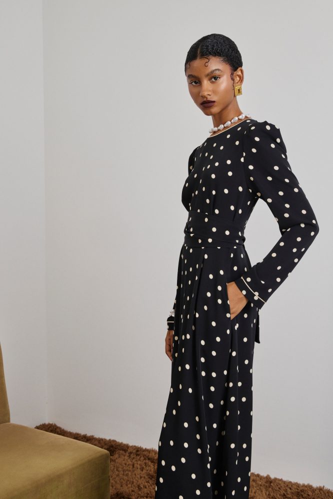 ‘ZETA’ ΜΙΝΤΙ ΦΟΡΕΜΑ (BLACK/POLKA DOT) MAMOUSH ΝΕΕΣ ΑΦΙΞΕΙΣ 4