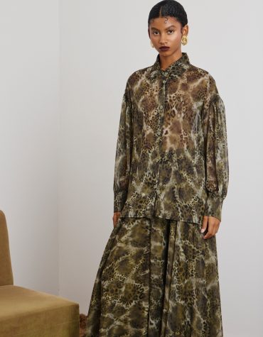 ‘EMILY’ ΠΟΥΚΑΜΙΣΟ ANIMAL PRINT (OLIVE) MAMOUSH ΝΕΕΣ ΑΦΙΞΕΙΣ 2