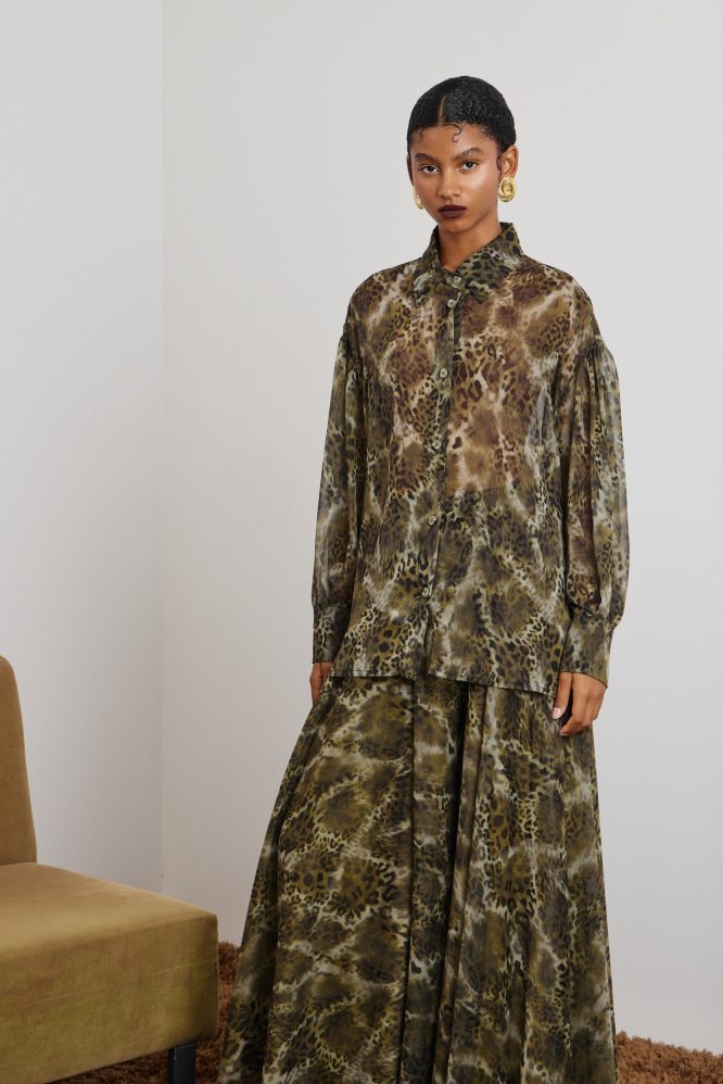 ‘EMILY’ ΠΟΥΚΑΜΙΣΟ ANIMAL PRINT (OLIVE) MAMOUSH ΝΕΕΣ ΑΦΙΞΕΙΣ 19