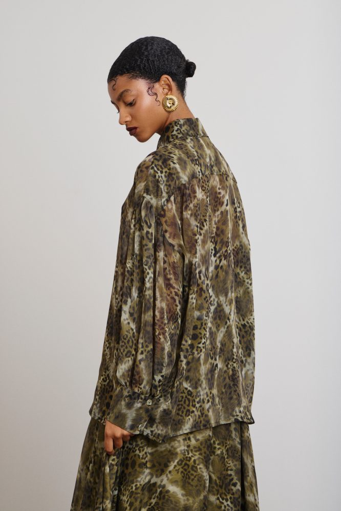 ‘EMILY’ ΠΟΥΚΑΜΙΣΟ ANIMAL PRINT (OLIVE) MAMOUSH ΝΕΕΣ ΑΦΙΞΕΙΣ 18
