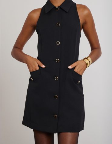 ‘CORA’ ΜΙΝΙ ΦΟΡΕΜΑ ΜΕ ΚΟΥΜΠΙΑ (BLACK) MAMOUSH ΝΕΕΣ ΑΦΙΞΕΙΣ 2