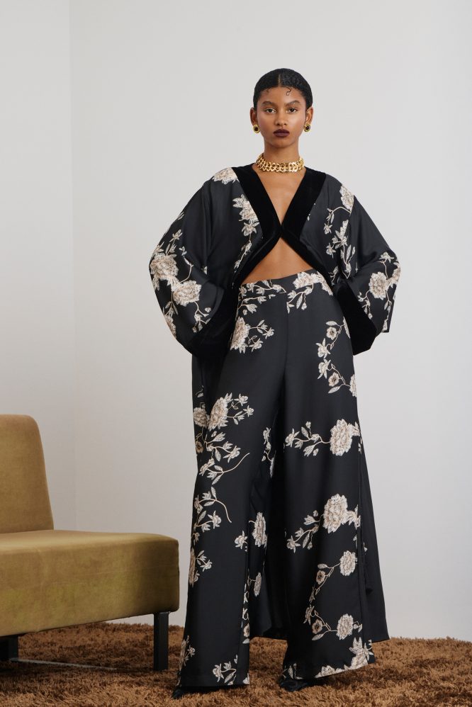 ‘SOFIA’ ΕΜΠΡΙΜΕ ΠΑΝΤΕΛΟΝΑ (BLACK/FLORAL) MAMOUSH ΝΕΕΣ ΑΦΙΞΕΙΣ 5