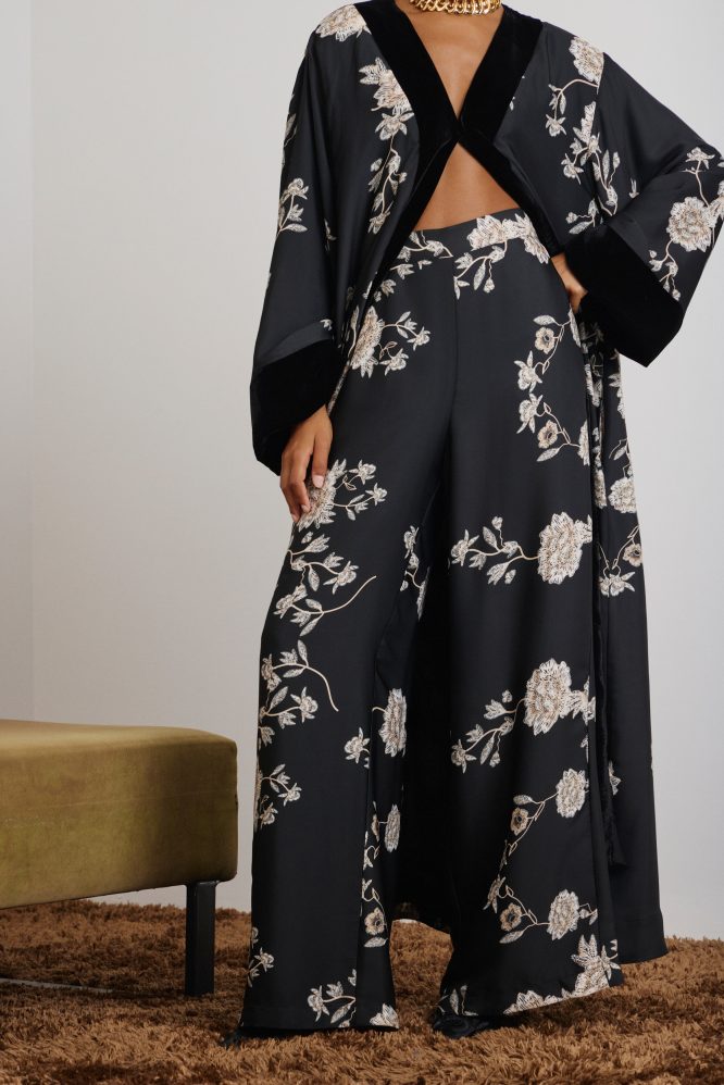 ‘SOFIA’ ΕΜΠΡΙΜΕ ΠΑΝΤΕΛΟΝΑ (BLACK/FLORAL) MAMOUSH ΝΕΕΣ ΑΦΙΞΕΙΣ 3