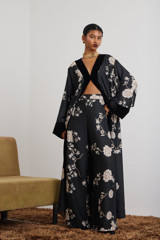 ‘SOFIA’ ΕΜΠΡΙΜΕ ΠΑΝΤΕΛΟΝΑ (BLACK/FLORAL) MAMOUSH ΝΕΕΣ ΑΦΙΞΕΙΣ 7