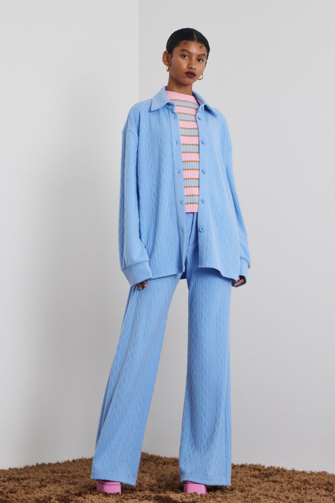 ‘AMELIA’ OVERSIZED ΠΛΕΚΤΟ ΠΟΥΚΑΜΙΣΟ (LIGHT BLUE) MAMOUSH ΝΕΕΣ ΑΦΙΞΕΙΣ 5