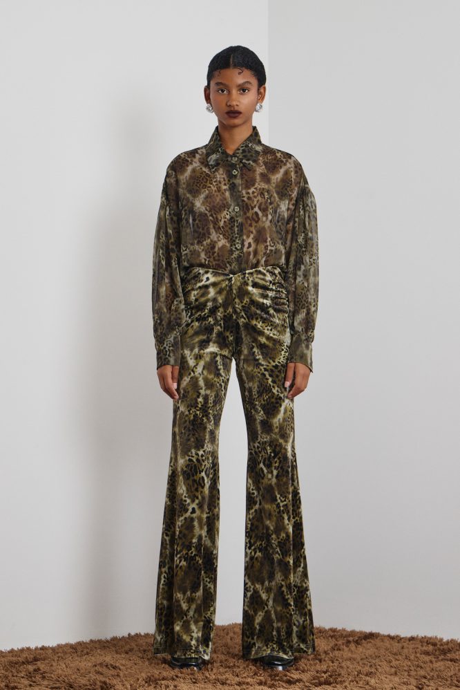 ‘REA’ ΕΛΑΣΤΙΚΟ ΠΑΝΤΕΛΟΝΙ ANIMAL PRINT (OLIVE) MAMOUSH ΝΕΕΣ ΑΦΙΞΕΙΣ 4