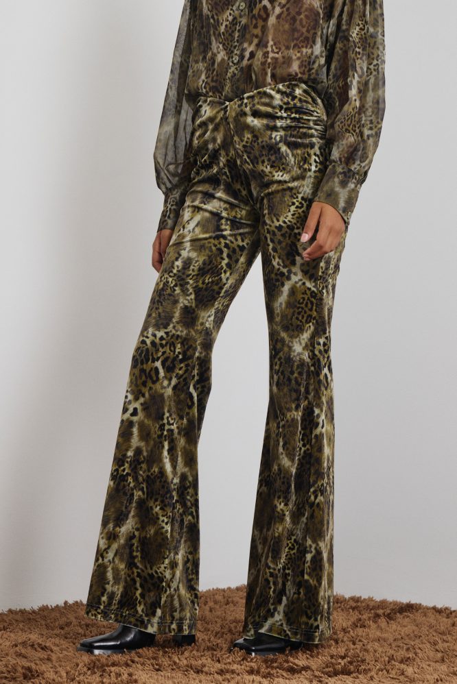 ‘REA’ ΕΛΑΣΤΙΚΟ ΠΑΝΤΕΛΟΝΙ ANIMAL PRINT (OLIVE) MAMOUSH ΝΕΕΣ ΑΦΙΞΕΙΣ 3