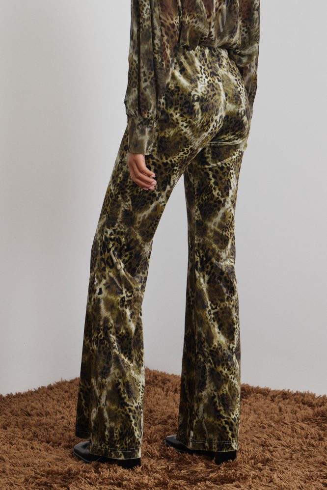 ‘REA’ ΕΛΑΣΤΙΚΟ ΠΑΝΤΕΛΟΝΙ ANIMAL PRINT (OLIVE) MAMOUSH ΝΕΕΣ ΑΦΙΞΕΙΣ 5