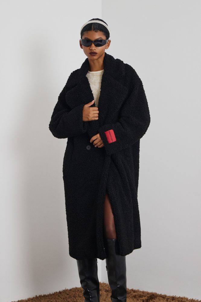 ‘NORMA’ ΜΠΟΥΚΛΕ ΓΟΥΝΙΝΟ ΠΑΛΤΟ ΜΕ ANIMAL PRINT ΦΟΔΡΑ (BLACK) MAMOUSH ΝΕΕΣ ΑΦΙΞΕΙΣ 7