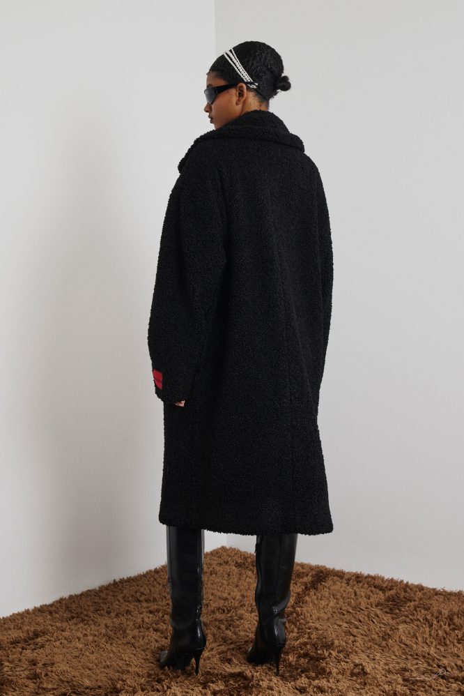 ‘NORMA’ ΜΠΟΥΚΛΕ ΓΟΥΝΙΝΟ ΠΑΛΤΟ ΜΕ ANIMAL PRINT ΦΟΔΡΑ (BLACK) MAMOUSH ΝΕΕΣ ΑΦΙΞΕΙΣ 5
