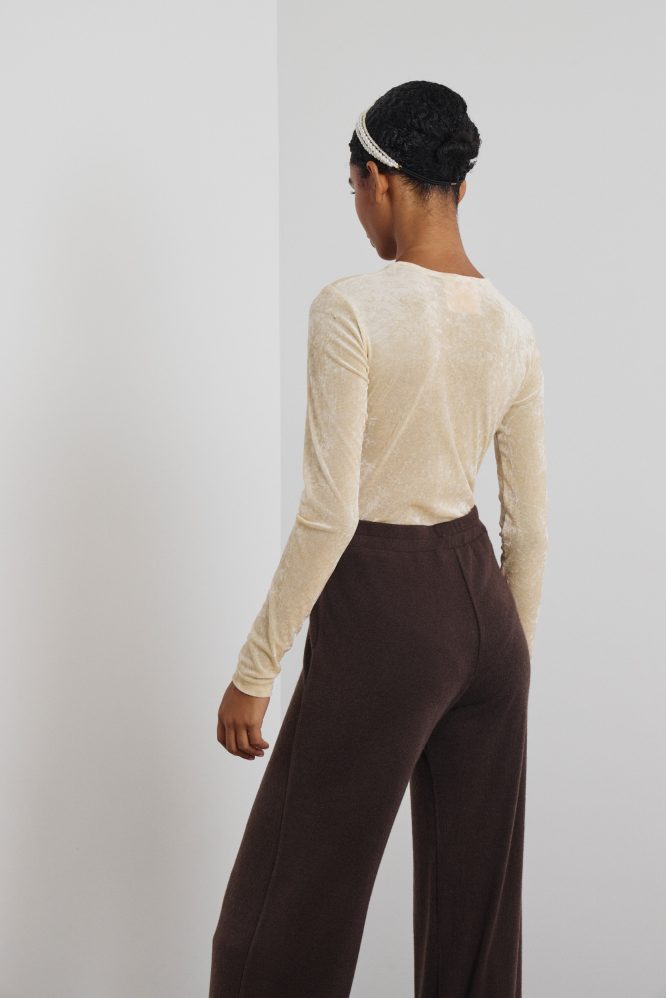 ‘CHARLOTTE’ ΒΕΛΟΥΔΙΝΟ ΚΟΡΜΑΚΙ (OFF WHITE) MAMOUSH ΝΕΕΣ ΑΦΙΞΕΙΣ 5