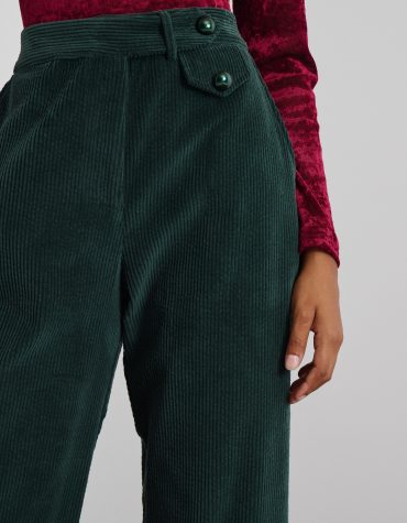 ‘LIA’ ΚΟΤΛΕ ΠΑΝΤΕΛΟΝΙ ΜΕ ΡΕΒΕΡ (DARK GREEN) MAMOUSH ΝΕΕΣ ΑΦΙΞΕΙΣ 2