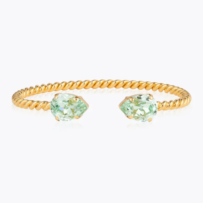 ΒΡΑΧΙΟΛΙ MINI DROP/ CHRYSOLITE  CAROLINE SVEBDBOM ΝΕΕΣ ΑΦΙΞΕΙΣ 6
