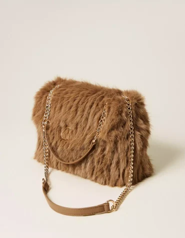 ΤΣΑΝΤΑ ΩΜΟΥ ΑΠΟ ΤΕΧΝΗΤΗ ΓΟΥΝΑ ‘DREAMY’ TWINSET MILANO ACCESSORY 2