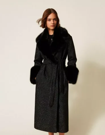ΜΑΚΡΥ ΠΑΛΤΟ ΜΕ ΓΟΥΝΑ (BLACK) TWINSET MILANO ΝΕΕΣ ΑΦΙΞΕΙΣ 2