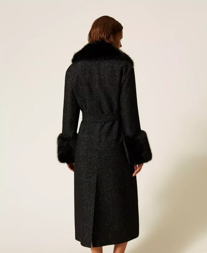 ΜΑΚΡΥ ΠΑΛΤΟ ΜΕ ΓΟΥΝΑ (BLACK) TWINSET MILANO ΝΕΕΣ ΑΦΙΞΕΙΣ 6