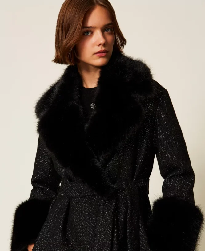 ΜΑΚΡΥ ΠΑΛΤΟ ΜΕ ΓΟΥΝΑ (BLACK) TWINSET MILANO ΝΕΕΣ ΑΦΙΞΕΙΣ 5
