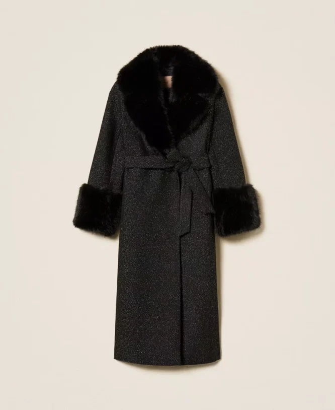 ΜΑΚΡΥ ΠΑΛΤΟ ΜΕ ΓΟΥΝΑ (BLACK) TWINSET MILANO ΝΕΕΣ ΑΦΙΞΕΙΣ 8