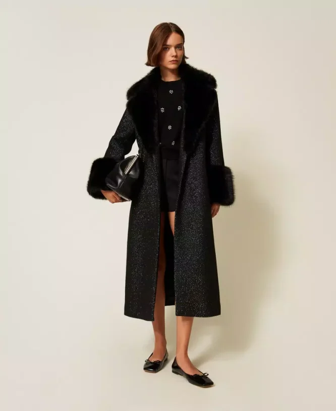 ΜΑΚΡΥ ΠΑΛΤΟ ΜΕ ΓΟΥΝΑ (BLACK) TWINSET MILANO ΝΕΕΣ ΑΦΙΞΕΙΣ 7