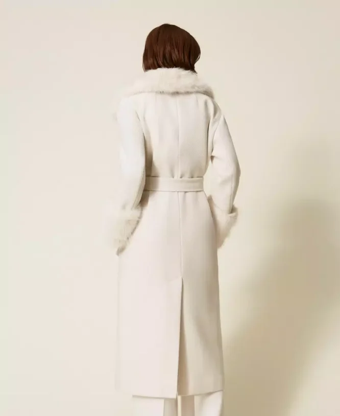 ΜΑΚΡΥ ΠΑΛΤΟ ΜΕ ΓΟΥΝΑ (WHITE) TWINSET MILANO ΝΕΕΣ ΑΦΙΞΕΙΣ 7