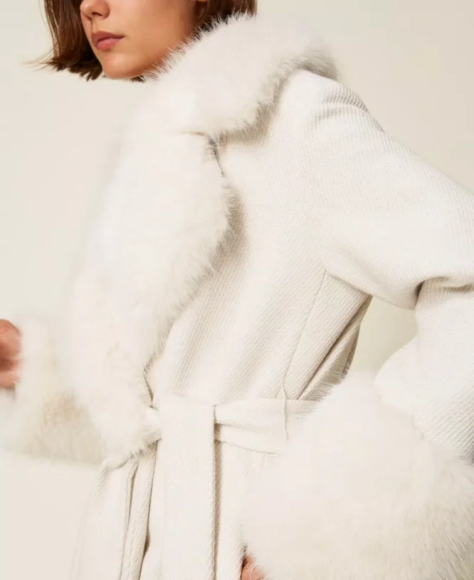 ΜΑΚΡΥ ΠΑΛΤΟ ΜΕ ΓΟΥΝΑ (WHITE) TWINSET MILANO ΝΕΕΣ ΑΦΙΞΕΙΣ 4