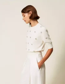 ΜΑΚΡΥ ΠΑΛΤΟ ΜΕ ΓΟΥΝΑ (WHITE) TWINSET MILANO ΝΕΕΣ ΑΦΙΞΕΙΣ