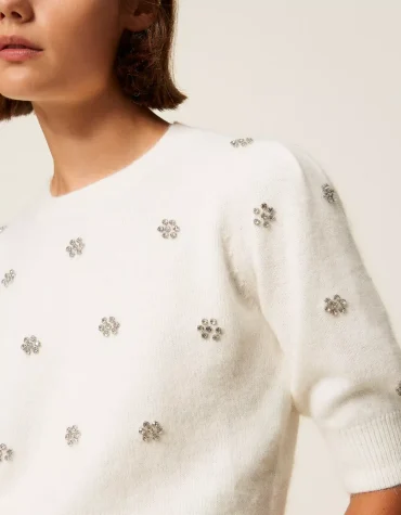 ΜΠΛΟΥΖΑ ΑΠΟ ΑΝΓΚΟΡΑ ΜΕ ΣΤΡΑΣ TWINSET MILANO BLOUSES 2