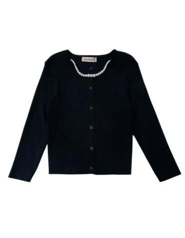 ΠΛΕΚΤΗ ΖΑΚΕΤΑ ΜΕ ΠΕΡΛΕΣ (BLACK) MILKWHITE ΝΕΕΣ ΑΦΙΞΕΙΣ