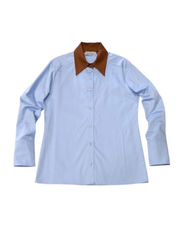 ΠΟΥΚΑΜΙΣΟ ΜΕ ΚΑΦΕ ΓΙΑΚΑ (BABY BLUE) MILKWHITE ΝΕΕΣ ΑΦΙΞΕΙΣ