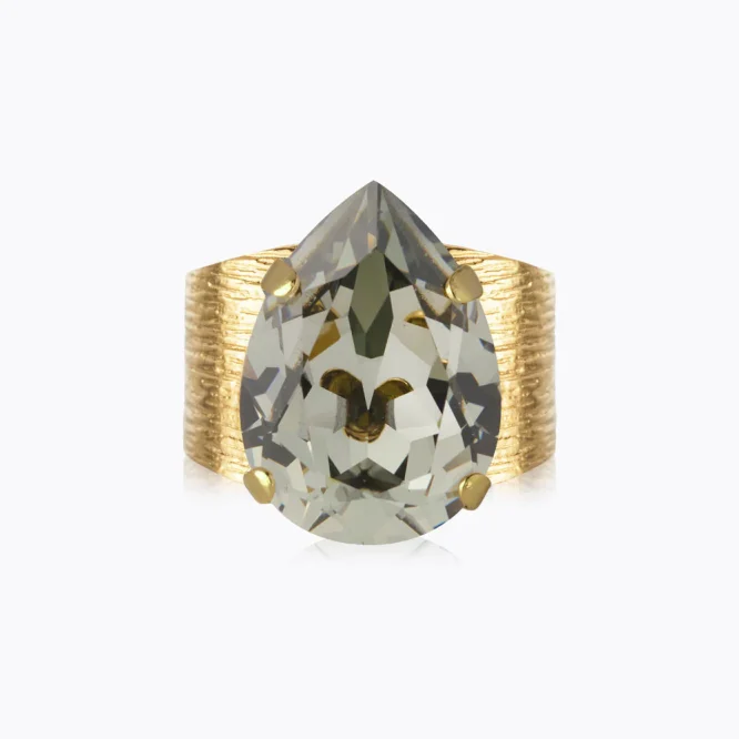 ΔΑΧΤΥΛΙΔΙ CLASSIC DROP / BLACK DIAMOND  CAROLINE SVEBDBOM ΝΕΕΣ ΑΦΙΞΕΙΣ 6