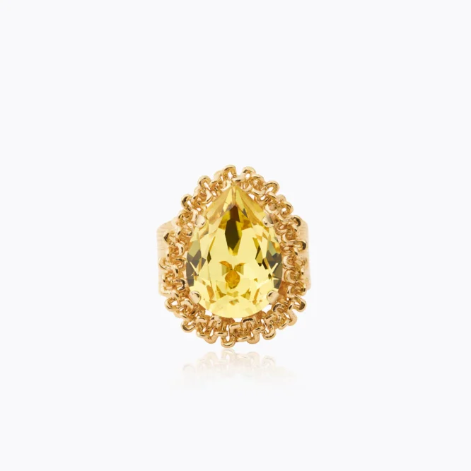 CLASSIC GEMMA RING /RE CREATED DARK JONQUIL CAROLINE SVEBDBOM ΝΕΕΣ ΑΦΙΞΕΙΣ 6