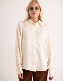 ‘KAIA’ ΣΑΤΕΝ ΠΟΥΚΑΜΙΣΟ (PALE YELLOW) MAMOUSH new arrivals 2