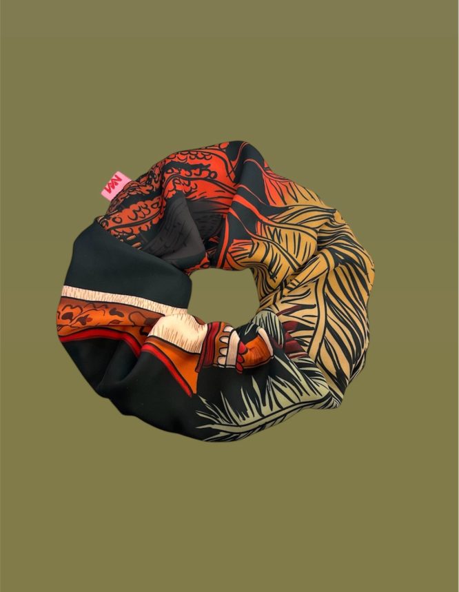 SCRUNCHIES (BLACK PALM TREE) MAMOUSH ΝΕΕΣ ΑΦΙΞΕΙΣ 3