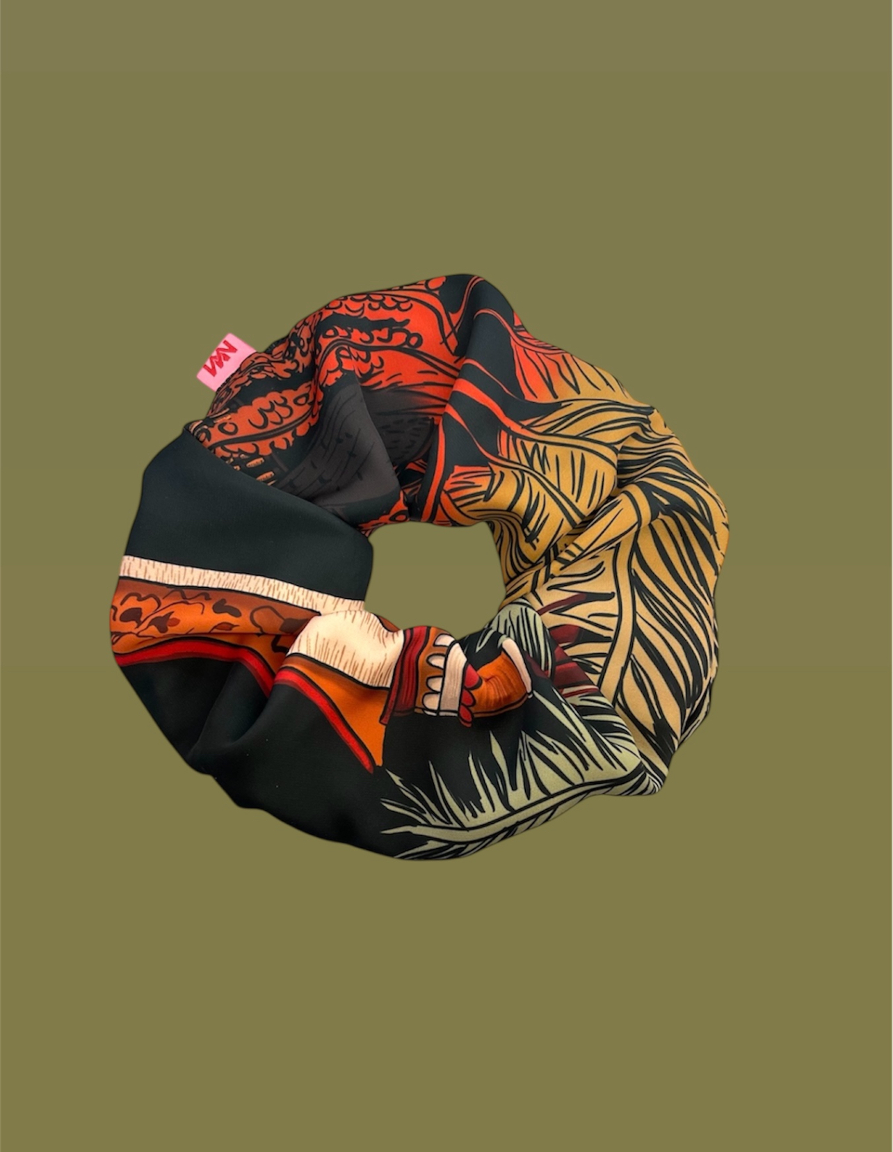SCRUNCHIES (BLACK PALM TREE) MAMOUSH ΝΕΕΣ ΑΦΙΞΕΙΣ 3