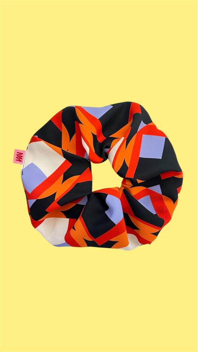 SCRUNCHIES (RHOMBUS PRINT) MAMOUSH ΝΕΕΣ ΑΦΙΞΕΙΣ 3