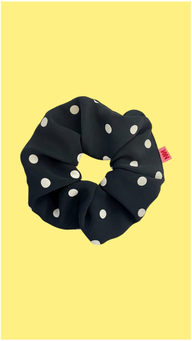 SCRUNCHIES (BLACK/POLKA DOT) MAMOUSH ΝΕΕΣ ΑΦΙΞΕΙΣ 9