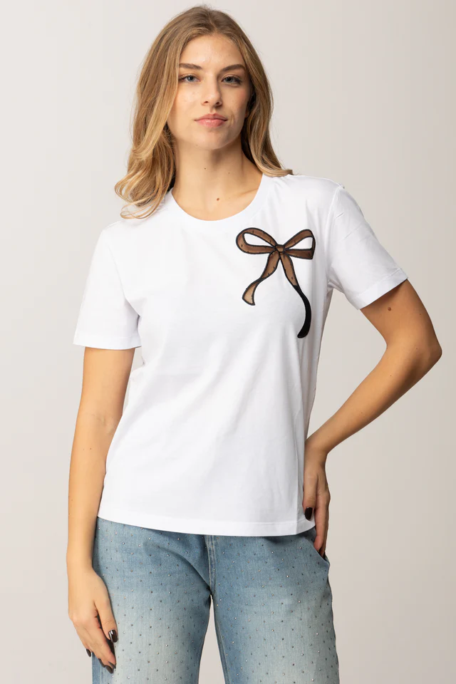 T-SHIRT ΜΕ ΔΙΑΦΑΝΟ ΦΙΟΓΚΟ TWINSET MILANO ΠΡΟΣΦΟΡΕΣ 3