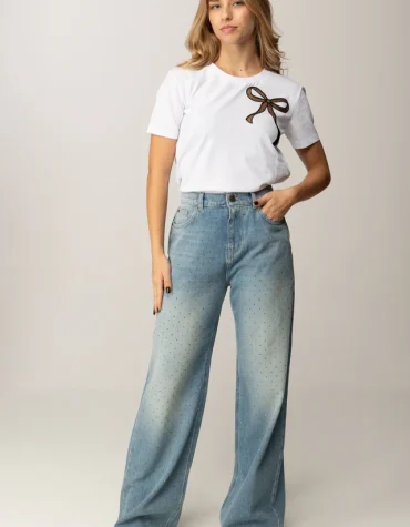 T-SHIRT ΜΕ ΔΙΑΦΑΝΟ ΦΙΟΓΚΟ TWINSET MILANO new arrivals 2