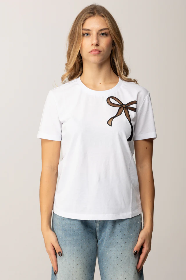 T-SHIRT ΜΕ ΔΙΑΦΑΝΟ ΦΙΟΓΚΟ TWINSET MILANO ΠΡΟΣΦΟΡΕΣ 6