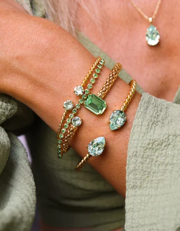 ΒΡΑΧΙΟΛΙ MINI DROP/ CHRYSOLITE  CAROLINE SVEBDBOM ACCESSORY 2