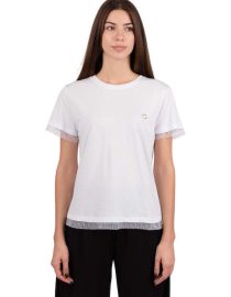 T-SHIRT ΜΕ ΤΟΥΛΙ (WHITE) TWINSET MILANO ΝΕΕΣ ΑΦΙΞΕΙΣ 7