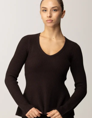 ΠΛΕΚΤΗ ΜΠΛΟΥΖΑ ΡΙΜΠ TWINSET MILANO new arrivals