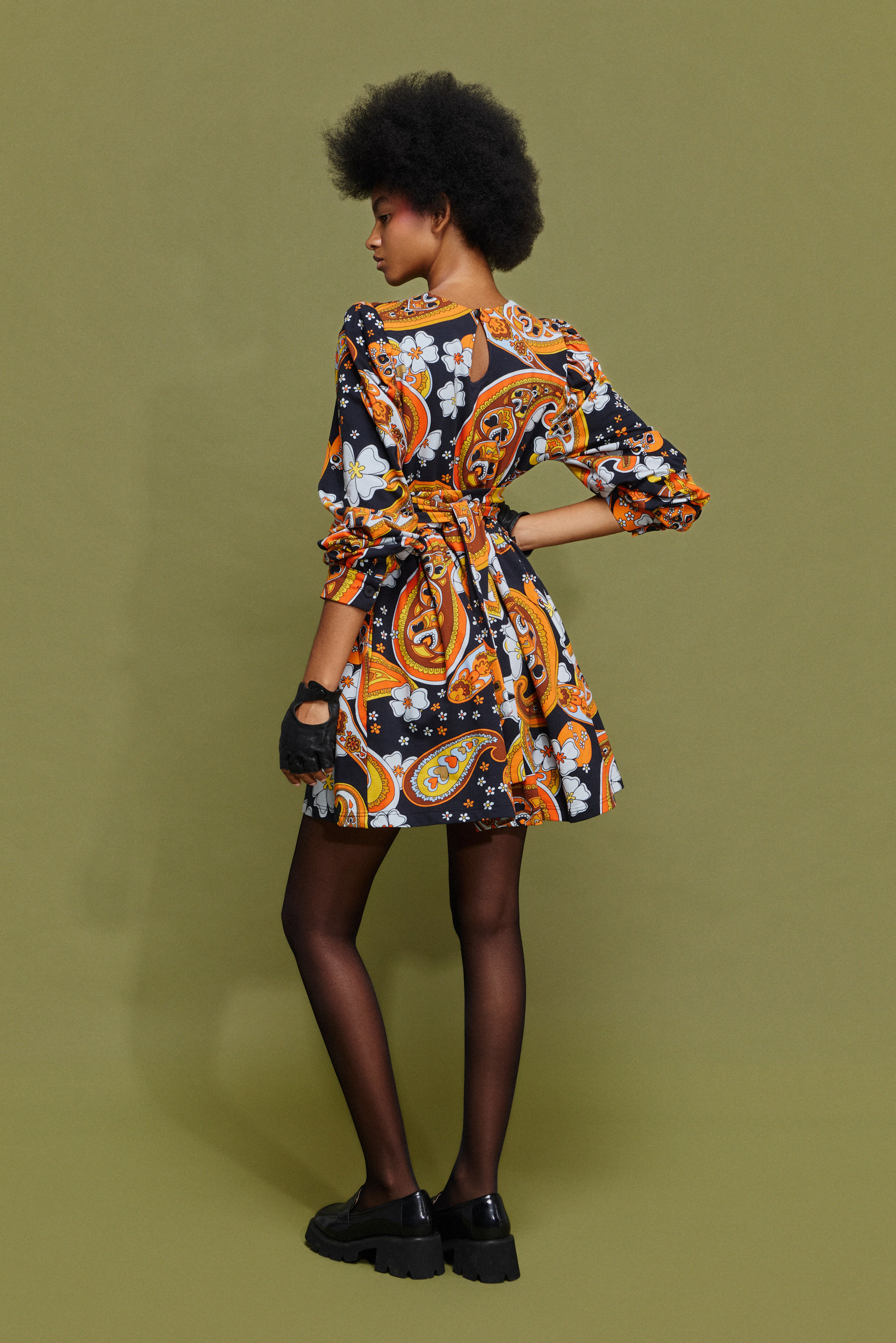 ‘FLORA’ ΜΙΝΙ ΦΟΥΤΕΡ ΦΟΡΕΜΑ (BLACK/LAHORE) MAMOUSH ΝΕΕΣ ΑΦΙΞΕΙΣ 4