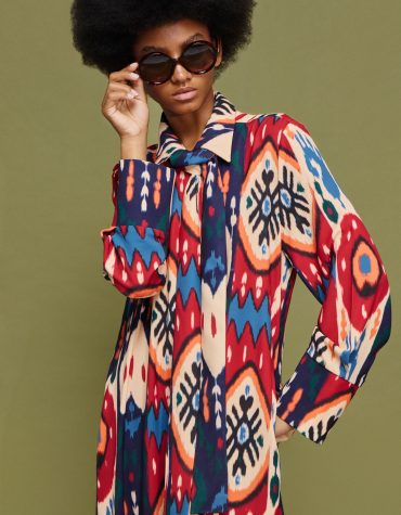 ‘LIANA’ ΜΑΞΙ ΦΟΡΕΜΑ (BLUE HARTS) MAMOUSH new arrivals