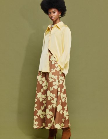 ‘KAIA’ ΣΑΤΕΝ ΠΟΥΚΑΜΙΣΟ (PALE YELLOW) MAMOUSH ΝΕΕΣ ΑΦΙΞΕΙΣ 2