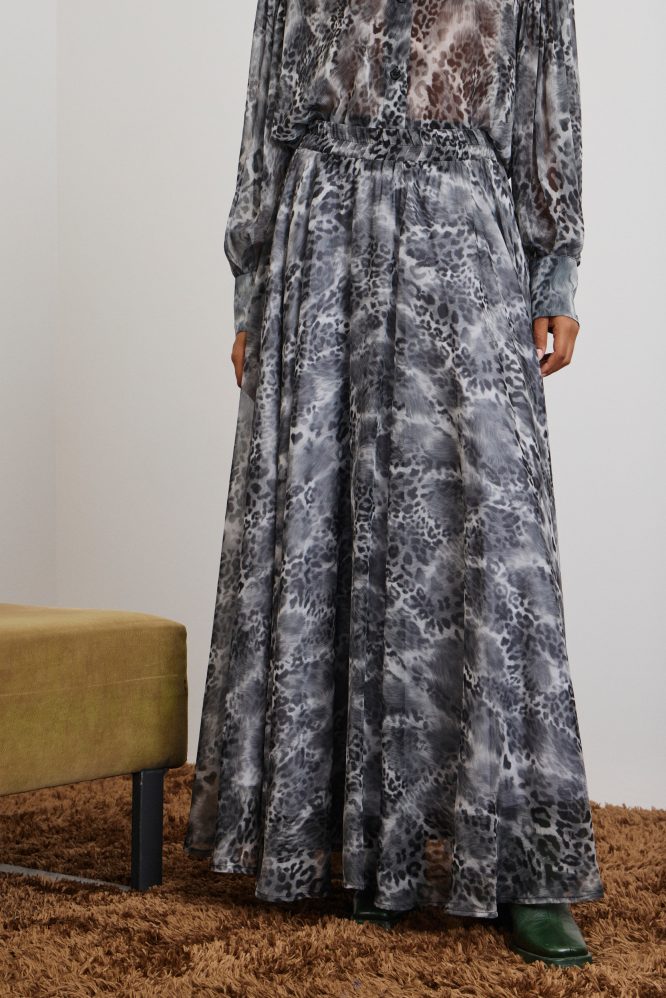 ‘DANAI’ ΜΑΚΡΙΑ ΦΟΥΣΤΑ ΜΕ ΛΑΣΤΙΧΟ (GRAY/ANIMAL PRINT) MAMOUSH ΝΕΕΣ ΑΦΙΞΕΙΣ 10