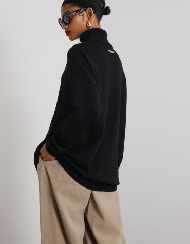 'VELMA' ΖΙΒΑΓΚΟ ΑΠΟ ΚΑΣΜΙΡ (BLACK) MAMOUSH